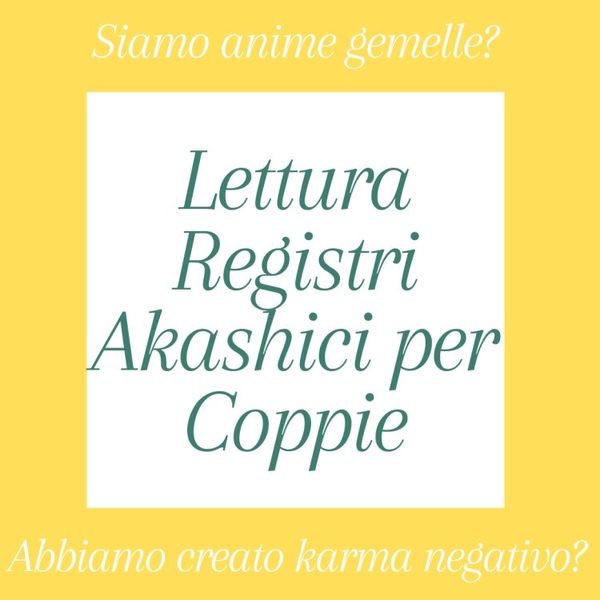 lettura registri coppia